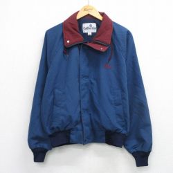 XL★古着 長袖 ジャケット メンズ 90年代 90s Gater ラグラン 紺他 26feb13