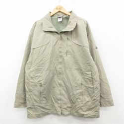 XL★古着 アディダス adidas 長袖 ジャケット メンズ 00年代 00s サンプル ベージュ系 内側メッシュ【spe】 26feb17