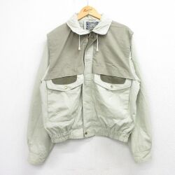L★古着 長袖 ジャケット メンズ 大きいサイズ ベージュ他 26feb25