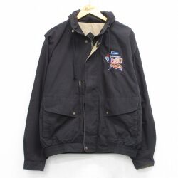 L★古着 長袖 ジャケット メンズ 00年代 00s Radio shack 大きいサイズ 黒 26feb25