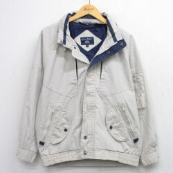 XL★古着 長袖 ジャケット メンズ ラグラン 薄ベージュ 26feb25