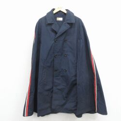 XL★古着 マイティーマック ポンチョ メンズ 80年代 80s 紺【spe】 26mar03