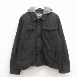 【20%OFF】リーバイス XL 長袖ジャケット ブラック | 古着