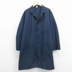 レッドキャップ 90s 長袖ワークジャケット 開襟 ネイビー XL | 古着