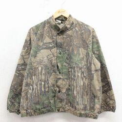 XL★古着 リバティ 長袖 ハンティング ジャケット メンズ 90年代 90s リップストップ リアルツリー ラグラン USA製 緑他 迷彩 26apr15