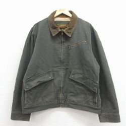ティンバーランド 90s 長袖ジャケット ダック地 グレー XL | 古着