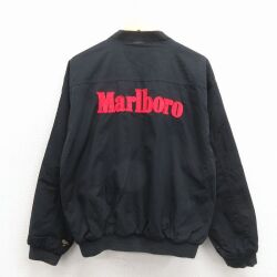 マルボロ 長袖ジャケット ブラック XL | 古着