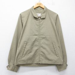 L★古着 ロンドンフォグ 長袖 ジャケット スイングトップ メンズ 80年代 80s ラグラン USA製 タロン ベージュ 26apr22