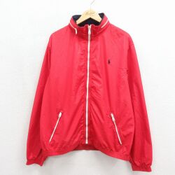 ラルフローレン 90s ジャケット ワンポイントロゴ レッド メンズXL相当 | 古着