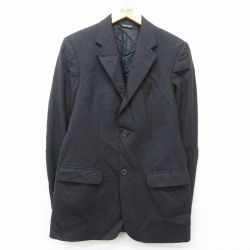 S★古着 バナナリパブリック BANANA REPUBLIC 長袖 テーラード ジャケット メンズ ウール 濃グレー 25feb19 中古 アウター