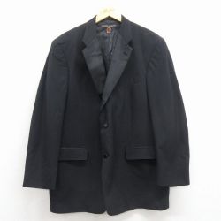 L★古着 トミーヒルフィガー 長袖 ブランド テーラード ジャケット メンズ 90年代 90s USA製 黒 25nov29