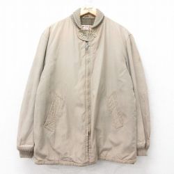 XL★古着 マックレガー 長袖 ビンテージ ファラオ ジャケット メンズ 60年代 60s RAM JET USA製 ベージュ カーキ 25oct21 中古 アウター ジャンパー ブルゾン