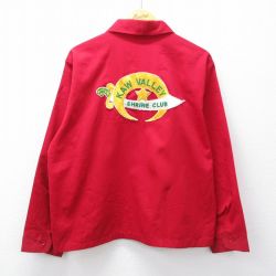 70s スイングトップジャケット フリーメイソン レッド L | 古着