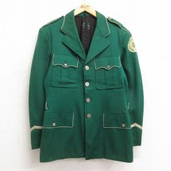 M★古着 長袖 ウール ジャケット メンズ 80年代 80s MIDDLEBURGH CENTRAL SCHOOL 緑 グリーン 24oct22 中古 アウター