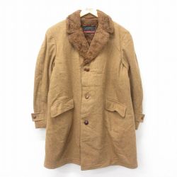 【50%OFF】XL★古着 マックレガー 長袖 ウール コート メンズ 80年代 80s ロング丈 USA製 茶他 ブラウン 内側ボア 【spe】 24dec02 中古 アウター