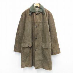 L★古着 長袖 ビンテージ コーデュロイ ジャケット メンズ 50年代 50s ロング丈 USA製 茶系他 内側ブランケット【spe】 25nov18