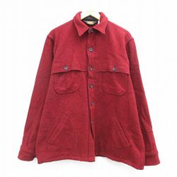 XL★古着 ウールリッチ 長袖 ウール ジャケット メンズ 80年代 80s USA製 赤他 25dec25