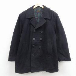 【20%OFF】ブルックスブラザーズ 長袖ピーコート ブラック XL | 古着