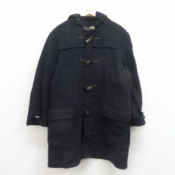 古着通販 XL☆古着 長袖 ウール コート メンズ 90年代 90s ロング丈