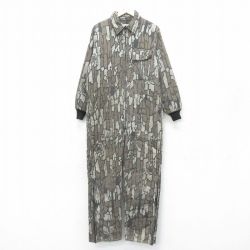【20%OFF】W44★古着 SAFTBAK 長袖 ハンティング ツナギ メンズ 90年代 90s TREBARK 大きいサイズ USA製 濃ベージュ他 カーキ 迷彩 24oct16 中古 オールインワン ボトムス