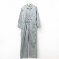 W36★古着 シアーズ 長袖 ビンテージ ツナギ メンズ 60年代 60s グレー 【spe】 25mar05 中古 オールインワン ボトムス