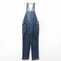 W38★古着 オーバーオール メンズ 00年代 00s コットン 紺 ネイビー デニム 25mar05 中古 ボトムス
