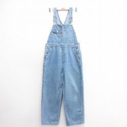 【20%OFF】W34★古着 ギャップ GAP オーバーオール メンズ コットン 紺 ネイビー デニム 25jun24 中古 ボトムス