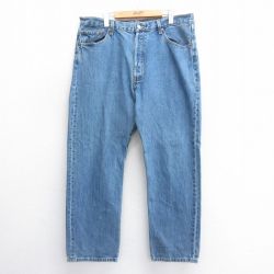 W39★古着 ジーンズ Levis リーバイス 501 メンズ 大きいサイズ コットン 紺 ネイビー デニム 25jun17 中古 ボトムス ジーパン Gパン ロング パンツ