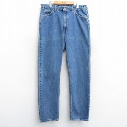 W37★古着 ジーンズ Levis リーバイス 505 メンズ 00年代 00s コットン 紺 ネイビー デニム 25feb21 中古 ボトムス ジーパン Gパン ロング パンツ