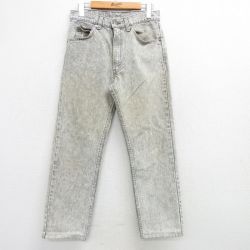 リーバイス505 90s ジーンズ ケミカルウォッシュ グレー W29 | 古着