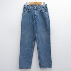W29★古着 ジーンズ Levis リーバイス 550 メンズ 00年代 00s コットン 紺 ネイビー デニム 25may16 中古 ボトムス ジーパン Gパン ロング パンツ