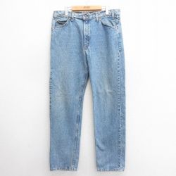 W36★古着 ジーンズ Levis リーバイス 505 メンズ 00年代 00s 紺 ネイビー デニム 【spe】 25may27 中古 ボトムス ジーパン Gパン ロング パンツ