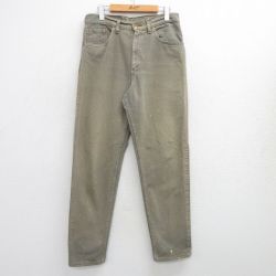 W32★古着 ジーンズ リーバイス Levis 550 メンズ 90年代 90s コットン USA製 濃紺 ネイビー デニム 【spe】 25jul05 中古 ボトムス ジーパン Gパン ロング パンツ