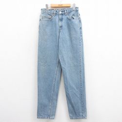 W30★古着 ジーンズ Levis リーバイス 550 メンズ 00年代 00s テーパード コットン 薄紺 ネイビー デニム 25sep30 中古 ボトムス ジーパン Gパン ロング パンツ