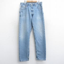 W36★古着 リーバイス Levis 505 メンズ 00年代 00s コットン 薄紺 デニム 25nov20