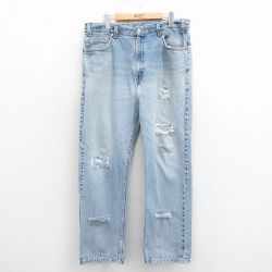 W35★古着 ジーンズ Levis リーバイス 505 メンズ 00年代 00s コットン 紺 デニム 25nov25