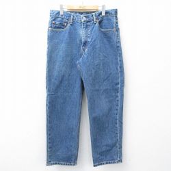 W35★古着 ジーンズ Levis リーバイス 505 メンズ 紺 デニム 26feb05