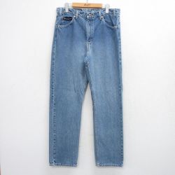 W36★古着 ジーンズ Levis リーバイス 505 メンズ 00年代 00s コットン 紺 デニム 26mar24