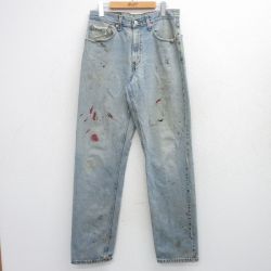 W33★古着 ジーンズ Levis リーバイス 550 メンズ 00年代 00s コットン 紺 デニム 26mar24