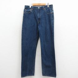 W36★古着 ジーンズ Levis リーバイス 505 メンズ コットン 濃紺 デニム 26apr07