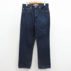 W32★古着 ジーンズ Levis リーバイス 505 メンズ コットン 濃紺 デニム 26apr07