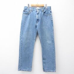 リーバイス505 ジーンズ ネイビー W32 | 古着