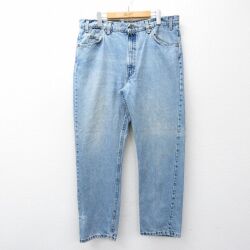 W38★古着 ジーンズ Levis リーバイス 505 メンズ 90年代 90s 紺 デニム【spe】 26apr27