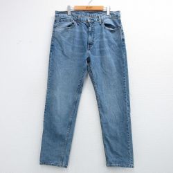 リーバイス505 ジーンズ ヒゲ ネイビー W36 | 古着