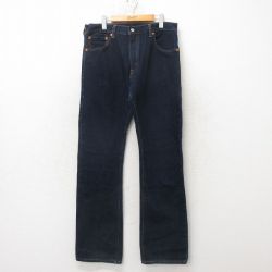 W35★古着 ジーンズ Levis リーバイス 517 メンズ ブーツカット 紺 ネイビー デニム 25jun20 中古 ボトムス ジーパン Gパン ロング パンツ