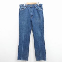 W37★古着 ジーンズ Levis リーバイス 517 メンズ 90年代 90s ブーツカット コットン USA製 紺【spe】 25dec10