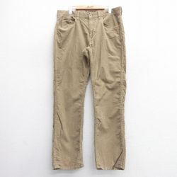 W36★古着 セントジョンズベイ コーデュロイ パンツ メンズ コットン ベージュ カーキ 25mar04 中古 ボトムス ロング