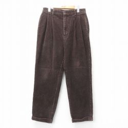 【20%OFF】W32★古着 ギャップ GAP コーデュロイ パンツ メンズ 00年代 00s コットン こげ茶 ブラウン 25mar25 中古 ボトムス ロング