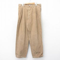 W36★古着 オールドネイビー OLD NAVY コーデュロイ パンツ メンズ 00年代 00s 太畝 コットン 茶系 ブラウン 25oct03 中古 ボトムス ロング