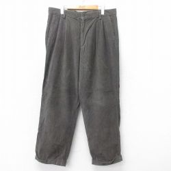 W36★古着 ドッカーズ コーデュロイ パンツ メンズ コットン こげ茶 ブラウン 25oct03 中古 ボトムス ロング